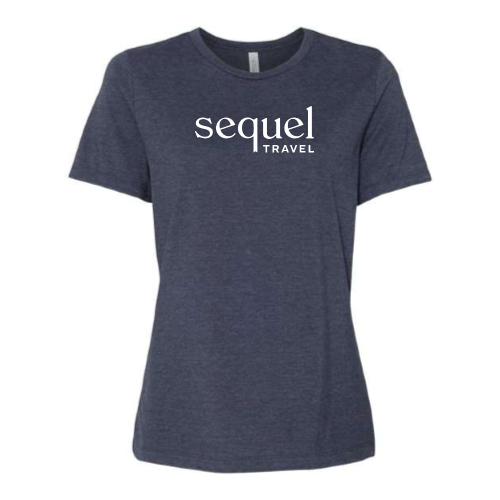 SequelTravel - Women’s Relaxed Fit Heather CVC Tee