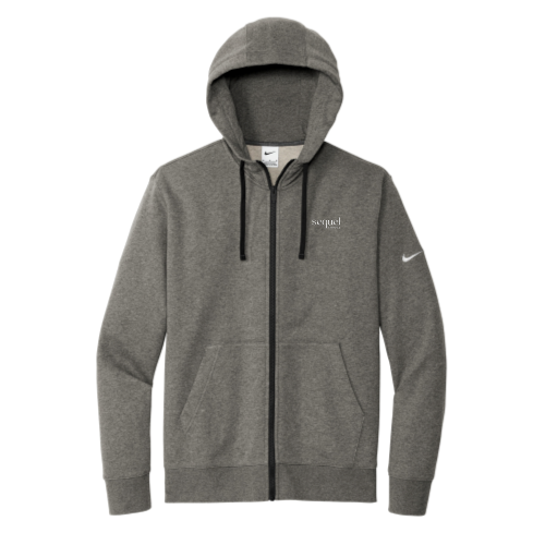SequelTravel - Nike Club Fleece Sleeve Swoosh Full-Zip Hoodie