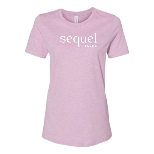 SequelTravel - Women’s Relaxed Fit Heather CVC Tee