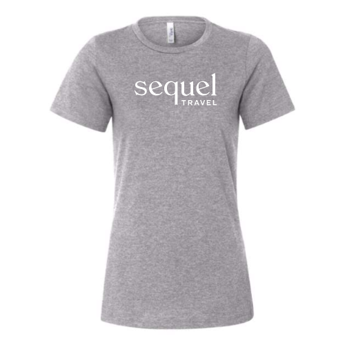 SequelTravel - Women’s Relaxed Fit Heather CVC Tee
