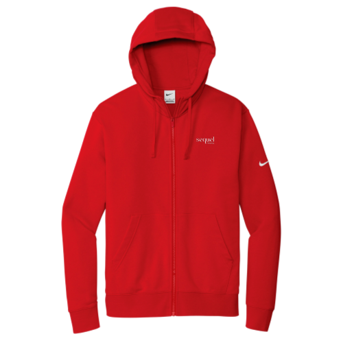 SequelTravel - Nike Club Fleece Sleeve Swoosh Full-Zip Hoodie