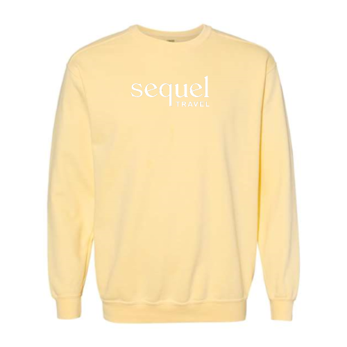 SequelTravel - Pigment-Dyed Crewneck Sweatshirt