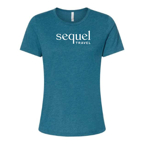 SequelTravel - Women’s Relaxed Fit Heather CVC Tee
