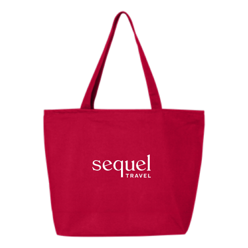 SequelTravel - 24.5L Canvas Zippered Tote v1