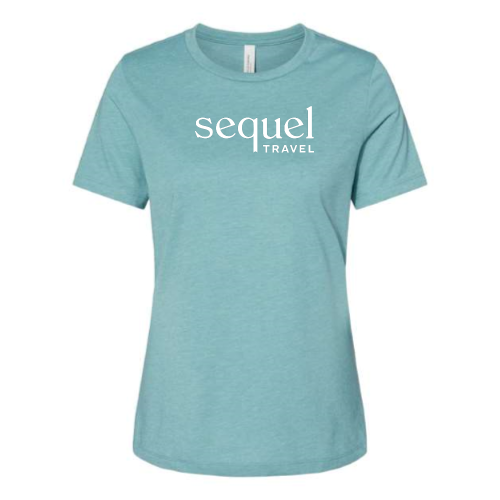 SequelTravel - Women’s Relaxed Fit Heather CVC Tee