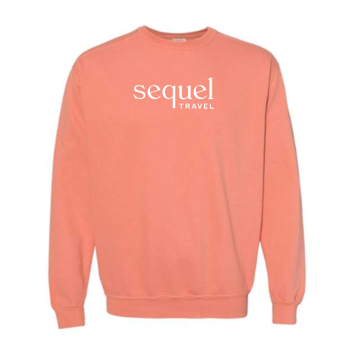 SequelTravel - Pigment-Dyed Crewneck Sweatshirt