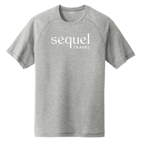 SequelTravel - Sport-Tek PosiCharge Tri-Blend Wicking Raglan Tee